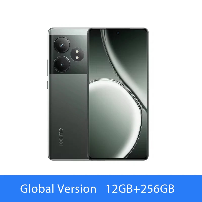 Global Version realme GT 6T 5G Smartphone 6000nit Hyper Display 120W SUPERVOOC Charge Snapdragon 7+ Gen 3 5500mAh Battery 50MP