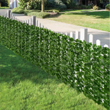 Artificial Ivy Hedge Green Leaf Fence Panels Faux Privacy Fence Screen for Home Outdoor Garden Balcony Decoration