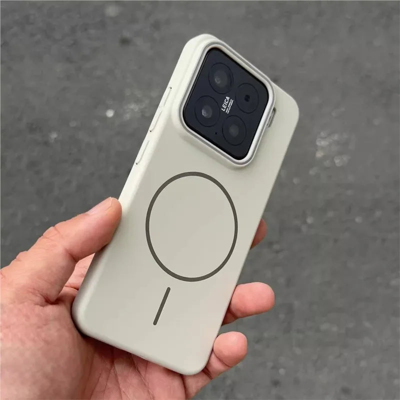 Luxury Magnetic Hard Case for Xiaomi Mi 13 14 14T 15 Ultra Redmi Note 13R 14 Pro Poco F5 F6 F7 For Magsafe Wireless Charge Cover