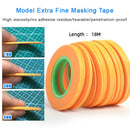 3/4/9 Rolls Model Masking Tape Fine Line DIY Cover Tape for Hobby Gundam Model Paint Tool 1/2/3/6/8/10/12/15/18/20/24/30mm