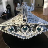 Assemble Home Decoration Imperial Navy Stormtrooper Star Destroyer Galactic Empire Star Cruiser Starfighter Dark Fleetship 75252
