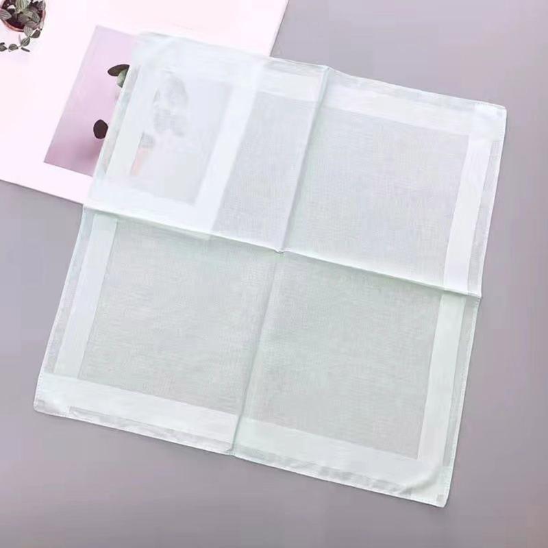 Men High Quality Cotton Handkerchief To Send Elders Square Scarf Retro Napkin Soft Sweaty Women Quick Drying Pocket Handkerchief