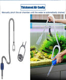 Aquarium Siphon Fish Tank Syphon Vacuum Cleaner Pump Semi-automatic Water Change Changer  Water Filter Pump Cleaning Accessories