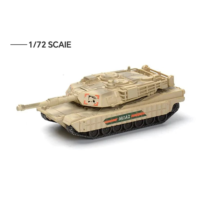 1/72 Modern US Army Tank M1A2 Leopard 2A7 Main Battle Tank Military Model AH-64 Copter Airplane Model Puzzle Assembly Model Toys