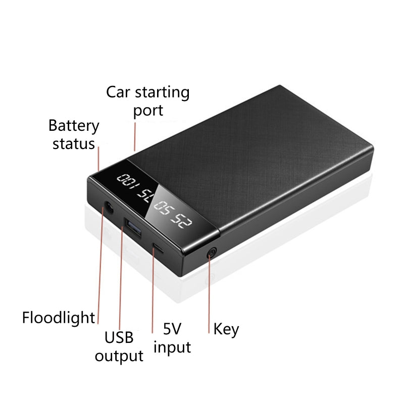 Car Jump Starter 10000mAh 12V Power Bank with USB Port LED Light Emergency Power Supplies Car Accessories Drop Shipping