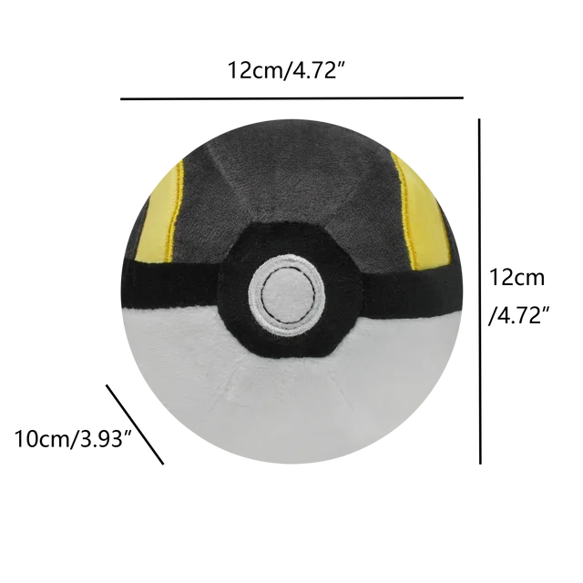 Ultra Pokémon Ball Plush Toys, Master Ball, Big Ball, Plush Animals, Cartoon Backpack, Toy Pendant Decoration, Birthday