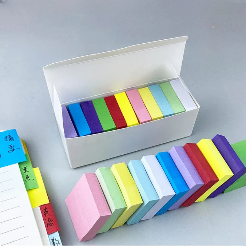 11 Pcs Fluorescent Color Sticky Notes Posted It Note Pads Stickers Planner Sticker Notepad Memo Pad School Office Supplies