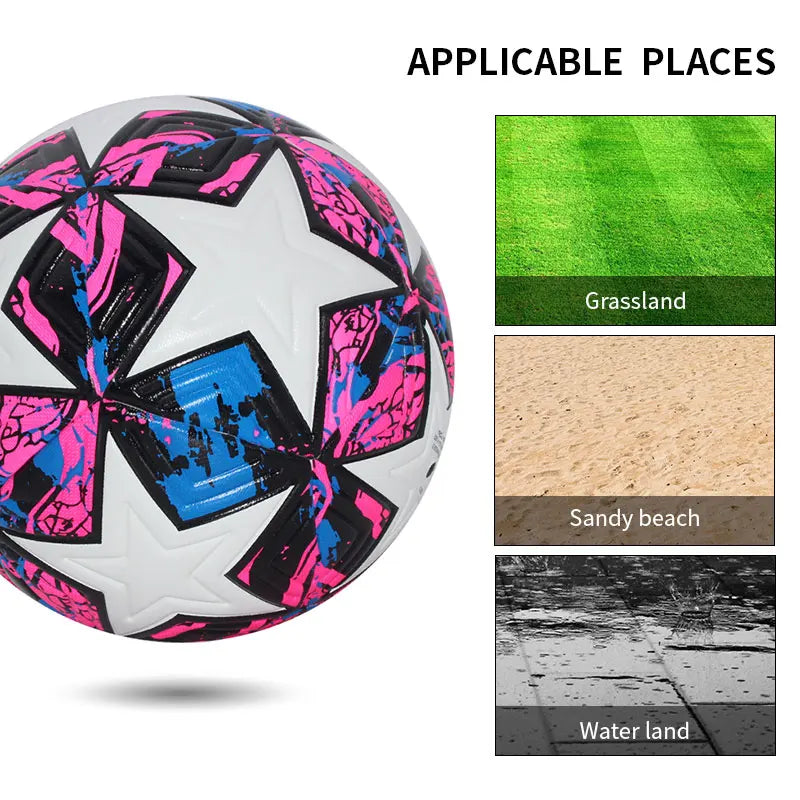 Standard Soccer Ball Professional Outdoor Sports Match Balls Training Seamless Football High Quality PU Material Size 5 Size 4