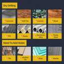 Cross Hex Drill Bit Set For Concrete Porcelain Tile Glass Metal Professional Multifunction Drill Bits Kit Tools Carbide Drills