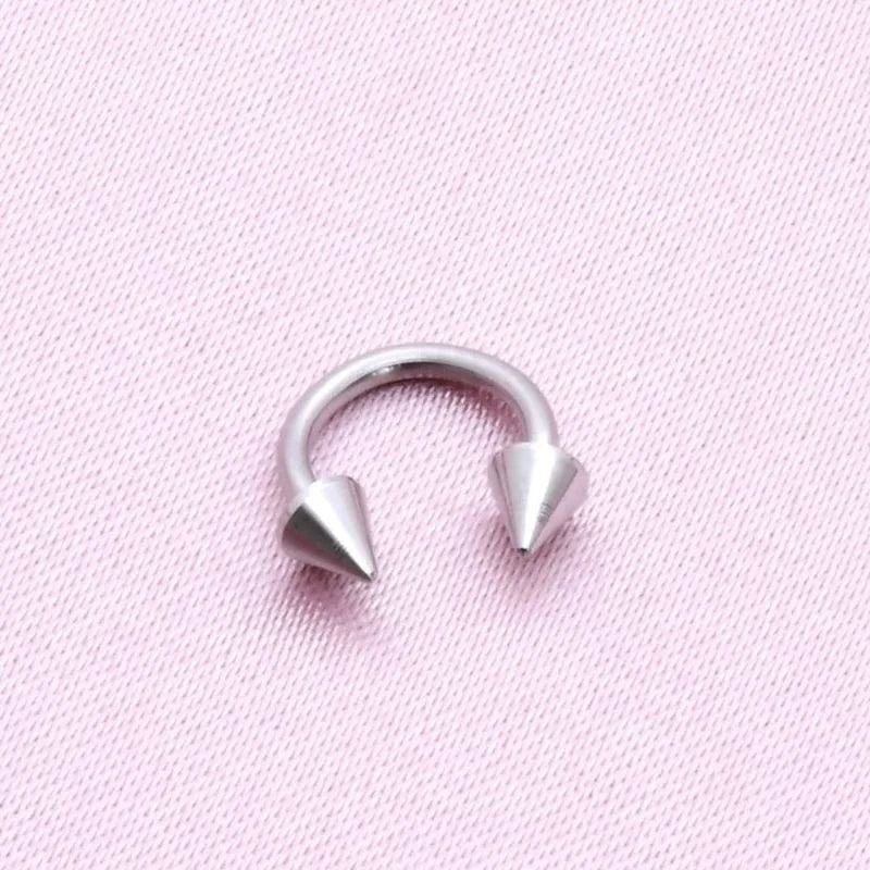 24 anéis de piercing de aço inoxidável multiuso 16G - aros de ferradura hipoalergênicos para nariz, cartilagem e muito mais