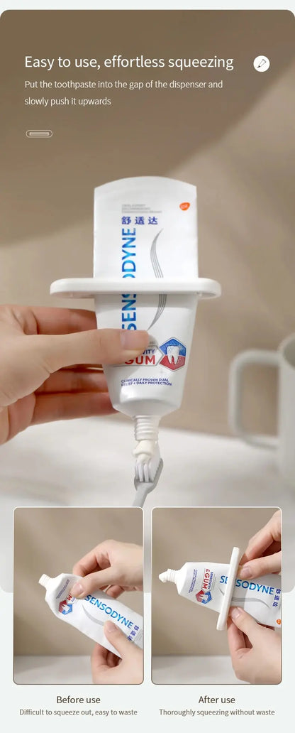 Toothpaste Squeezer, Toothpaste Clip, Facial Cleanser Hand Cream Squeezer, Household Manual Toothpaste Rolling Squeezer