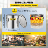 SucceBuy 12L 20L 30L 50L Alcohol Brewing Distiller DIY Moonshine Apparatus Stainless Steel Still Whisky Brandy Home Appliance