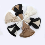 1Pc Women's Seaside Bow Beach Hat Oversize Straw Hat Women's Summer Sun Block Big Brim Hat Suitable For Sun Protection