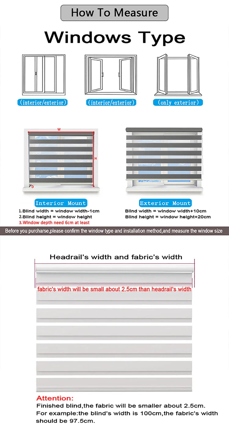 Custom Made Motorized Window Blinds Blackout Zebra Blinds Shades Dual Stripe Shades Day and Night Roller Blinds for Windows