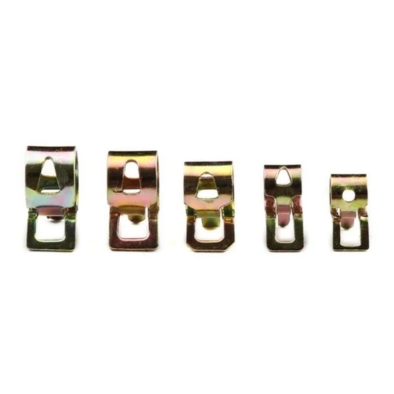 75Pcs 6mm/7mm/8mm/9mm/10mm for Choose Fuel Spring Clip Vacuum Silicon Hose Clamp Autos Spring Clip Fuel Oil Water Tube Clamp