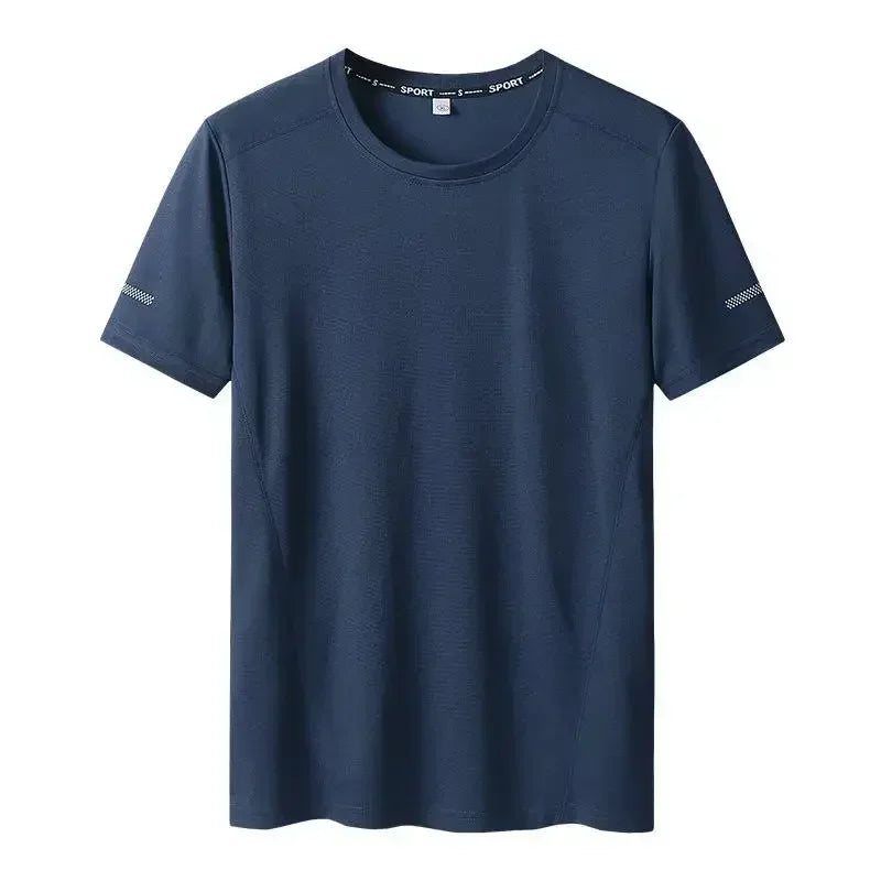 T-shirt for Men Plus Size 5XL/6XL Quick Drying T-shirt Round Neck Big Size Short Sleeve Oversized T Shirt
