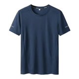 T-shirt for Men Plus Size 5XL/6XL Quick Drying T-shirt Round Neck Big Size Short Sleeve Oversized T Shirt