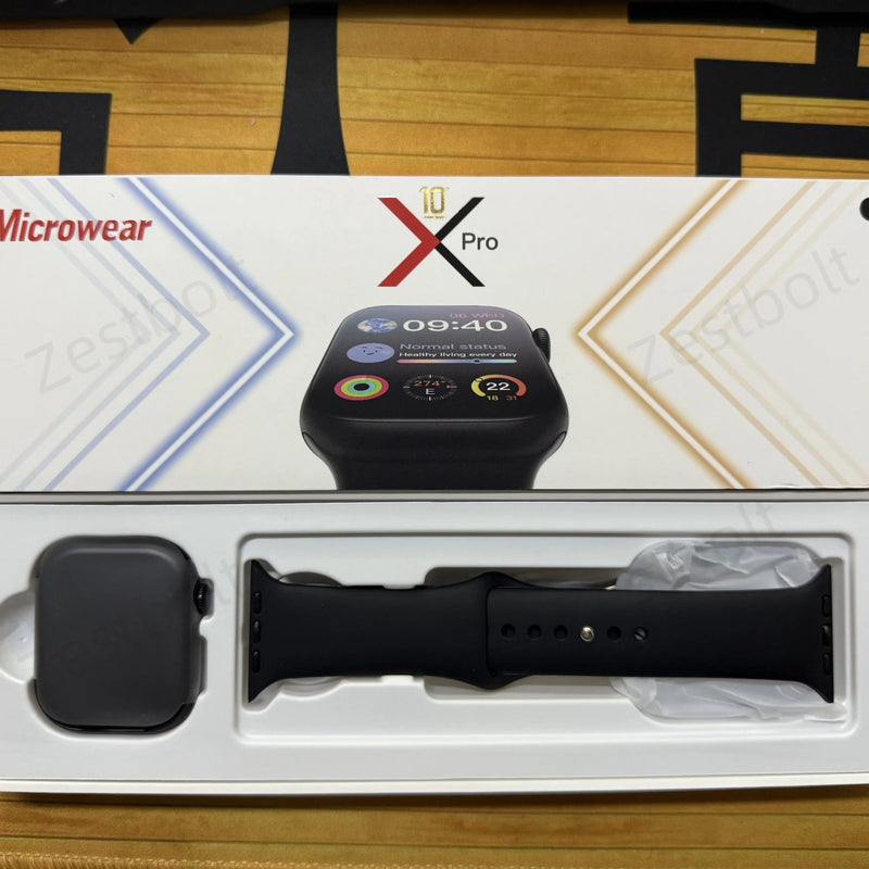 Microwear AMOLED S10 Pro Smart Watch Series 10 ChatGPT 1GB ROM 46mm Compass Gesture NFC BT Call Sport Smartwatch Men Women