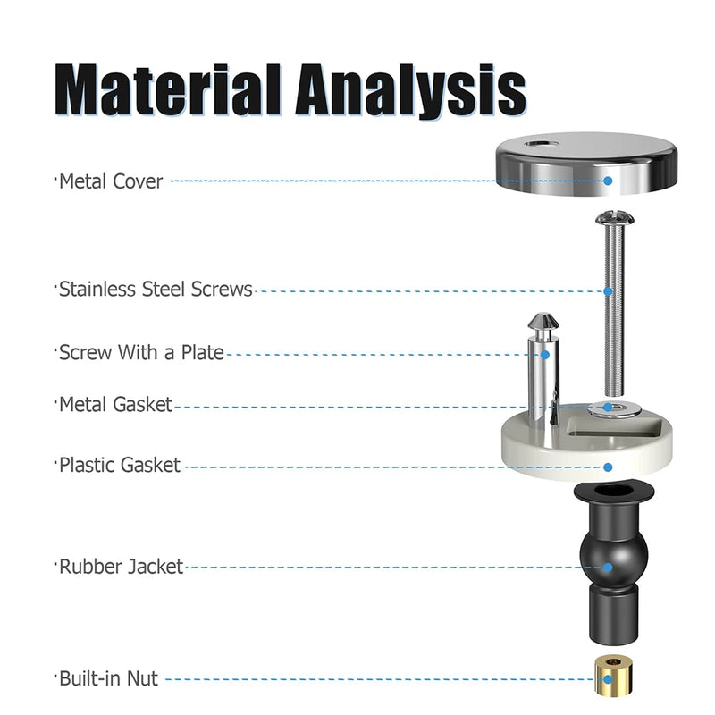 O-Shaped Toilet Seat Slow Close Quiet Lid Thickened Durable for Both Adults Children Universal Bathroom Accessories