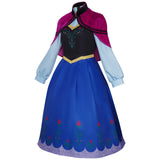 Movie Princess Rapunzel Dress Cosplay Costume Anna Dresses Outfit Suit Halloween Carnival Costume For Adult Women Girls