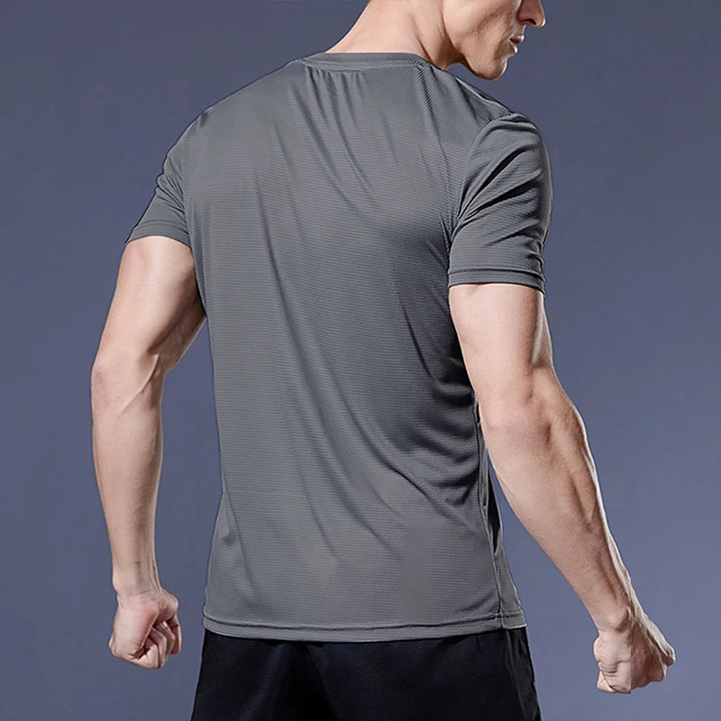 Camisetas para correr, camisetas de fútbol, ​​camisetas deportivas para hombre, camisetas para correr para hombre, camisetas deportivas de compresión de secado rápido para fitness y gimnasio.