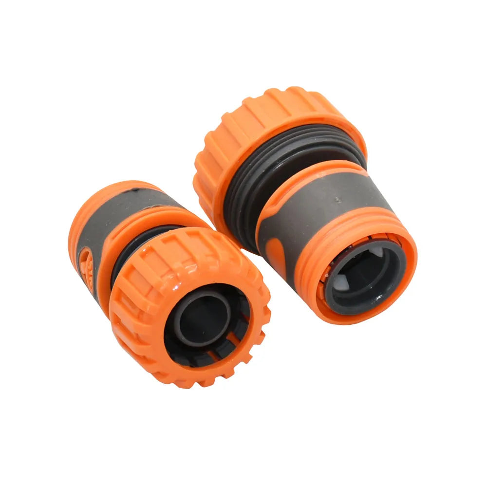 Conector rápido para manguera de jardín, acoplador de tubería de 1/2, 3/4 y 1 pulgada, conector de agua de parada, junta de reparación de 16/20/32 mm, accesorio para sistema de riego