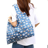 Folding Shopping Bag Large Capacity Environmental Protection Portable Handbag Supermarket Toy Storage Bags Travel Grocery Bag