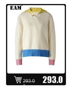 EAM - Minifalda negra con cinturón y pedrería irregular, cintura alta, para mujer, tendencia de moda, primavera otoño 2025, JY75801
