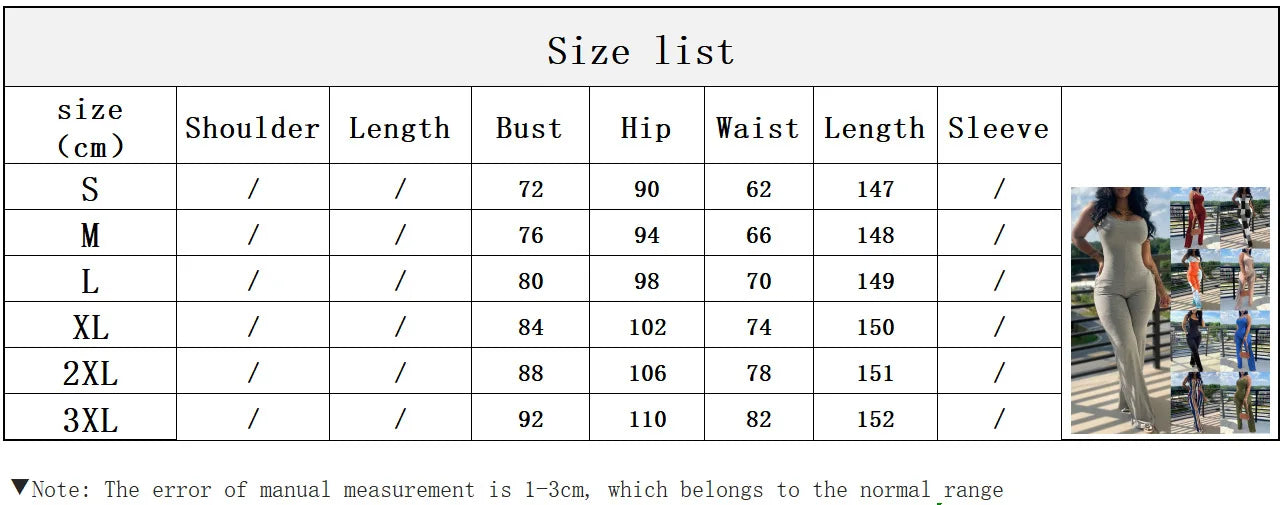 Women's Jumpsuit Summer Fashion Printed Solid Color V-Neck Casual Sleeveless Long Skinny Suspender Jumpsuit