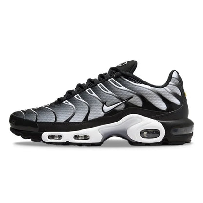 Zapatillas Nike Air Max Plus TN para correr, clásicas, negras triples, para exteriores, para correr, caminar, deportivas, para mujer y hombre.