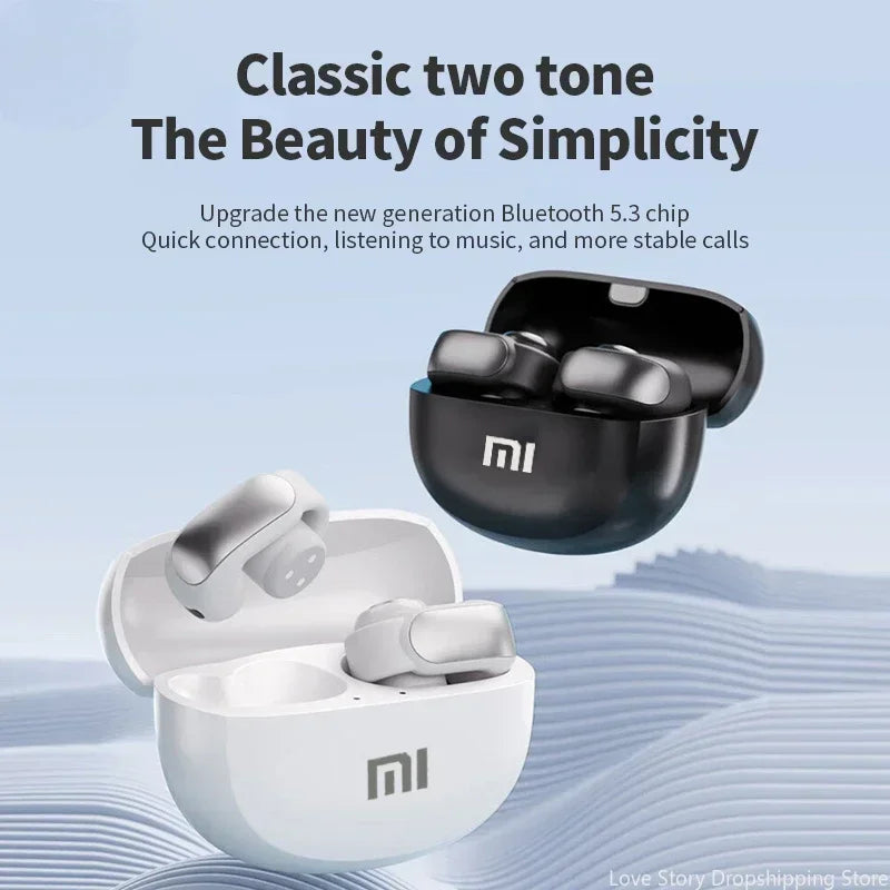 Xiaomi Redmi V12 Open Ear Clip Headphones True Wireless Earbuds Bluetooth5.3 Sports Earphones Waterproof Gaming Headset With Mic