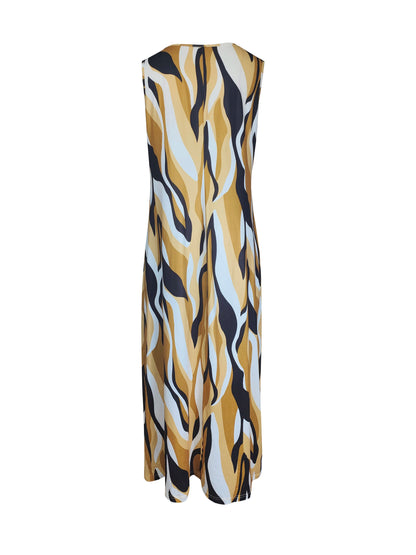 AliExpress-Vestido feminino estampado além da fronteira, gola redonda, Europa e América, plus size, verão, nova moda, 2024