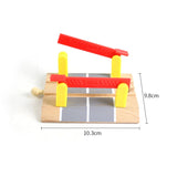 Wooden Train Track Toys Railway Rails Accessories Fit Thomas Train Road Connector Bridge Wood Railway Children Boy Christmas Gift
