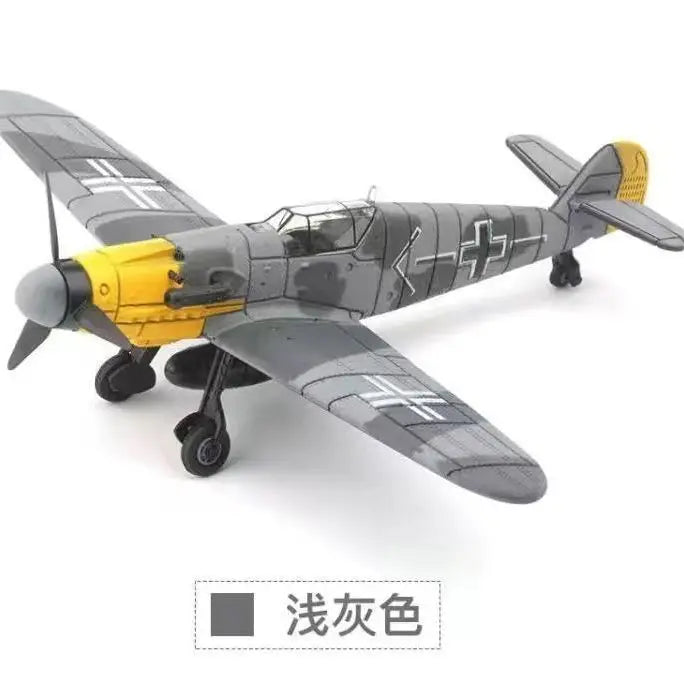 1/48 Scale WWII AirForce P-40 Tomahawk Military Flying Tigers P51 MUSTANG F4U BF109 Fighter Model Collection DIY Puzzle Toys