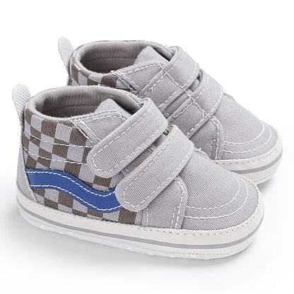 Newborn Baby Canvas Shoes Anti-slip Soft Baby Boy Girl Sneakers Casual Multi-Color Toddler First Walkers Crib Shoes