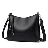Genuine Brand Women's Soft Leather Shoulder Bags Luxury Designer Crossbody Bags Ladies Casual Tote Bag Messenger Commuting Sac