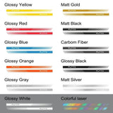 2pcs Car Long Side Stripes Stickers DIY Auto Vinyl Film Decals For FIAT Punto DIY Automobiles Decoration Car Tuning Accessories