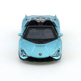 TSC 1/64 Lamborghini Lightning Convertible Edition Car Alloy Motor Vehicle Diecast Metal Model Kids Xmas Gift Toys for Boys