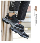 Anti-Piercing Steel Toe Safety Shoes, Certified Work Boots, Oilproof Slip Resistant for Construction & Industrial Shoes for Men