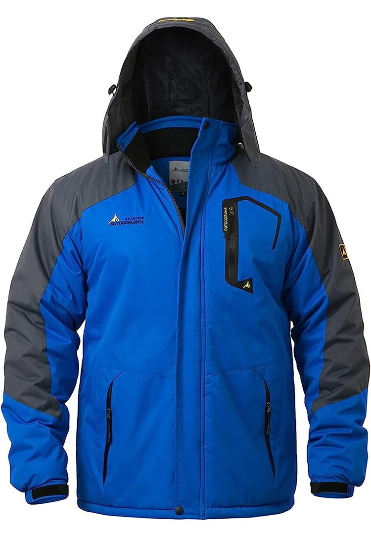 Men's Winter Parkas Outdoor Jacket Thicken Fleece Warm Waterproof Windbreaker Ski Jackets Climb Men Thick Coat Hot Sale