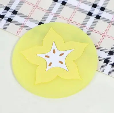 Fruit Shape Cup Coaster Silicone Slip Insulation Pad Cup Mat Hot Drink Holder Mug Stand Home Table Decorations Kitchen Accessory