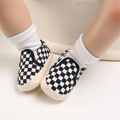 Newborn Baby Canvas Shoes Anti-slip Soft Baby Boy Girl Sneakers Casual Multi-Color Toddler First Walkers Crib Shoes