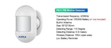 KERUI WIFI GSM Alarm System Kit W202 Home Security Protection Tuya Smart Support Alexa with Motion Detector Door Opening Sensor