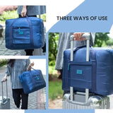 Travel Duffel Bag Lightweight Foldable Unisex Tote Carry On Luggage Weekender Overnight Stays Suitcase Organiser 20L Large Bags