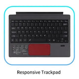Wireless Bluetooth-compatible Keyboard With Touchpad Backlit Compatible For Surface Pro 3 4 5 6 7 Go 1 2 3 For Business trip