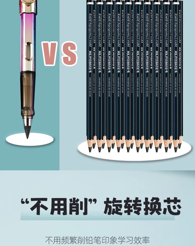 Unlimited Writing Pencil Infinity Pencils Eternity No Sharpening without Ink Kawaii Unlimited Pen Art Supplies School Stationery