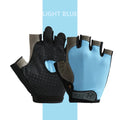 Anti Slip Half Finger Gloves for Men and Women, Dumbbells, Breathable, Elastic, Shock, Exercise, Sports, Cycling, Bicycle 