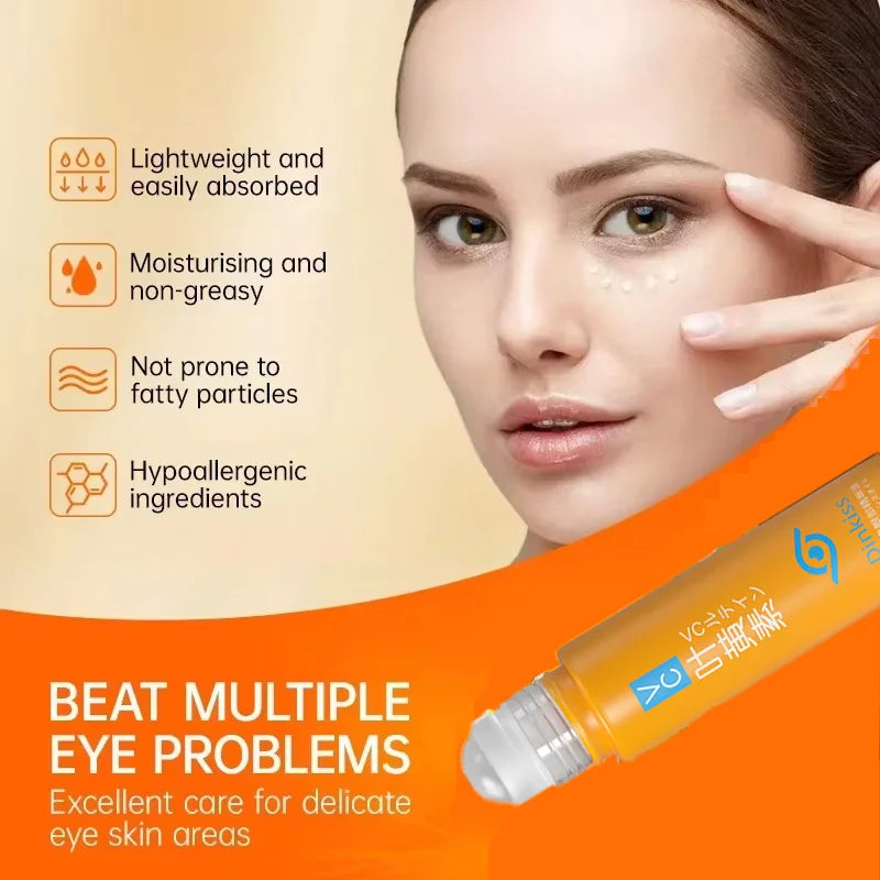 Suero de ojos antiojeras con retinol, antiarrugas, reafirmante, elimina bolsas, atenúa líneas finas, blanquea e ilumina. Cuidado de ojos coreano.