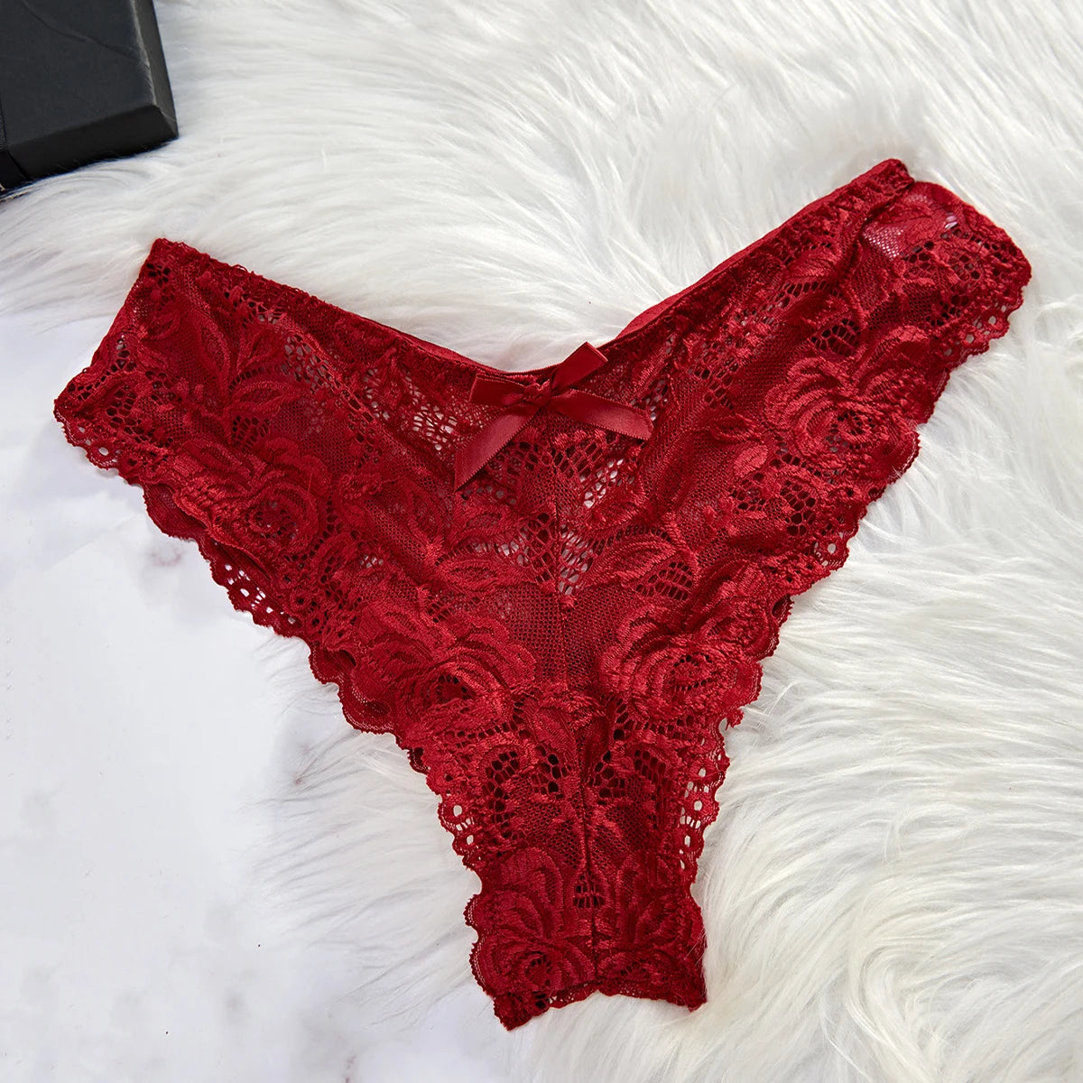 Lencería sexy roja transparente para mujer, ropa interior transparente, camisón de encaje y bragas, conjuntos de pijama, camisón sexy para mujer