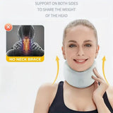 Adjustable Breathable Neck Brace Cervical Sponge Neck Support Protector for Sleep - Ergonomic Neck Pillow for Comfortable Sleep